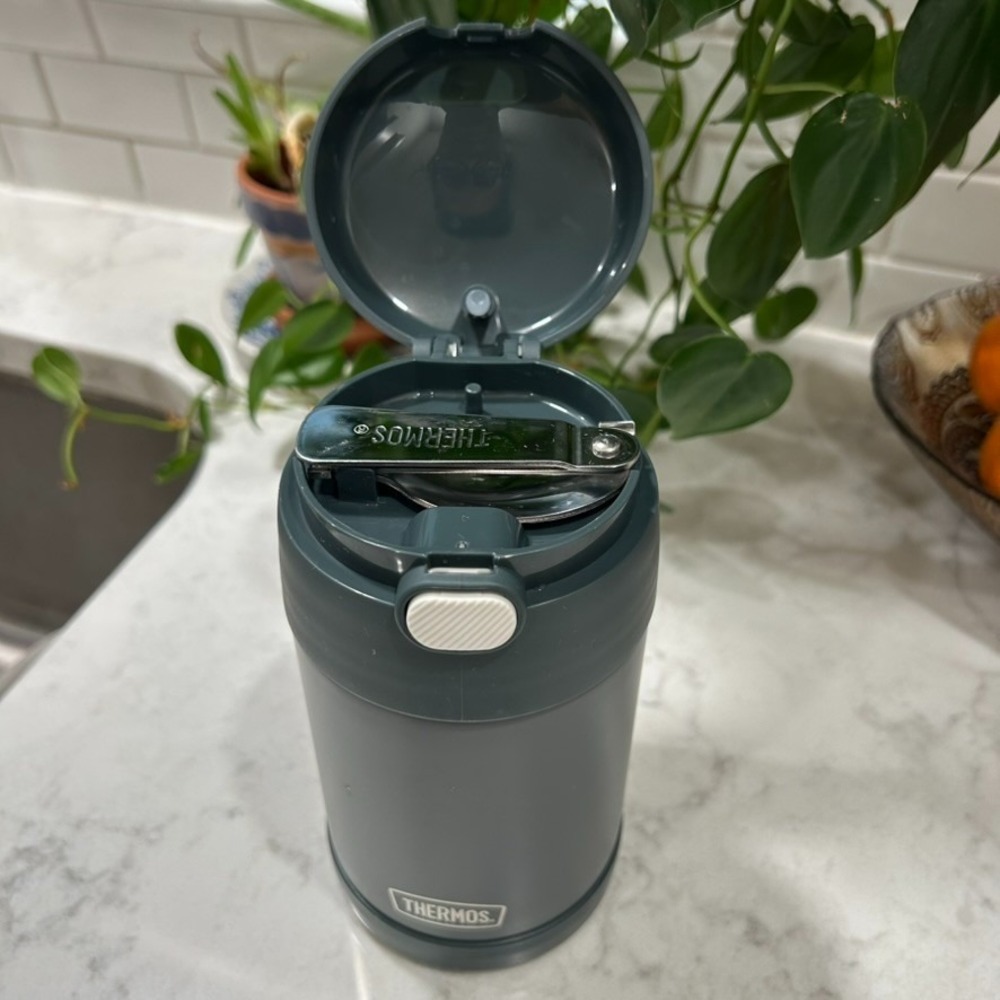 THERMOS FUNtainer 16 oz Stainless Steel Insulated Food Jar Green